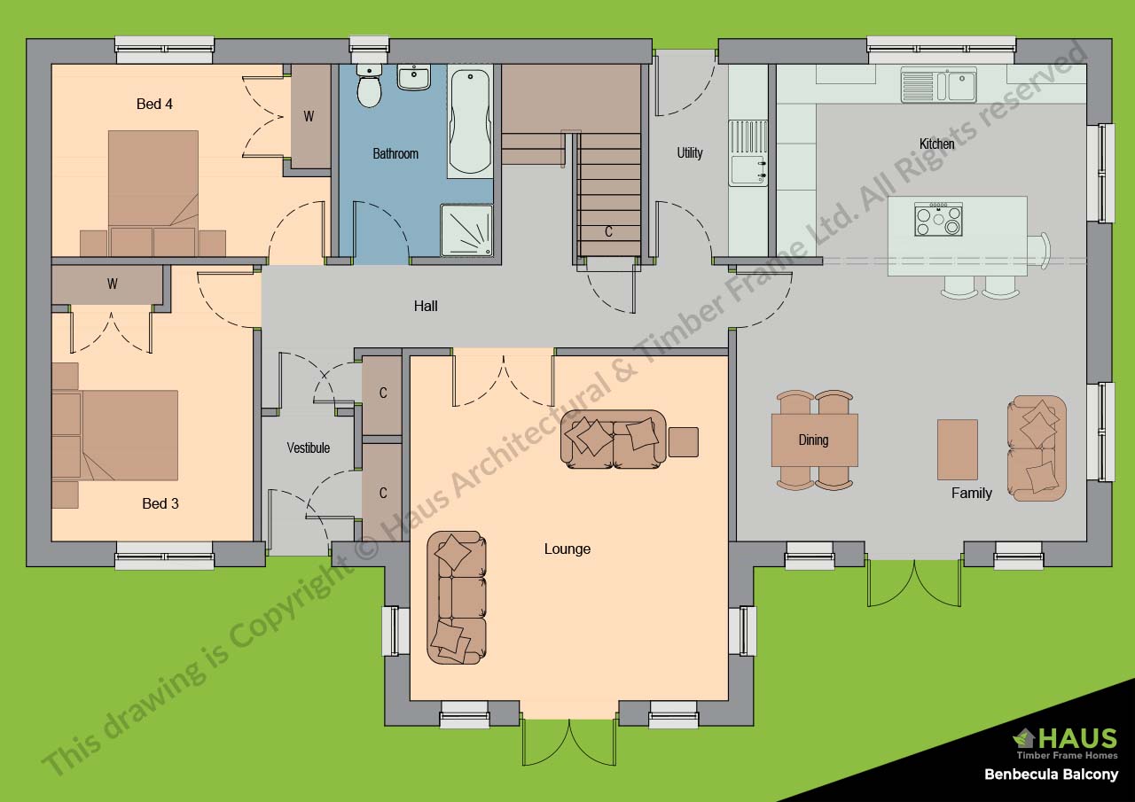Highland Timber frame kit homes