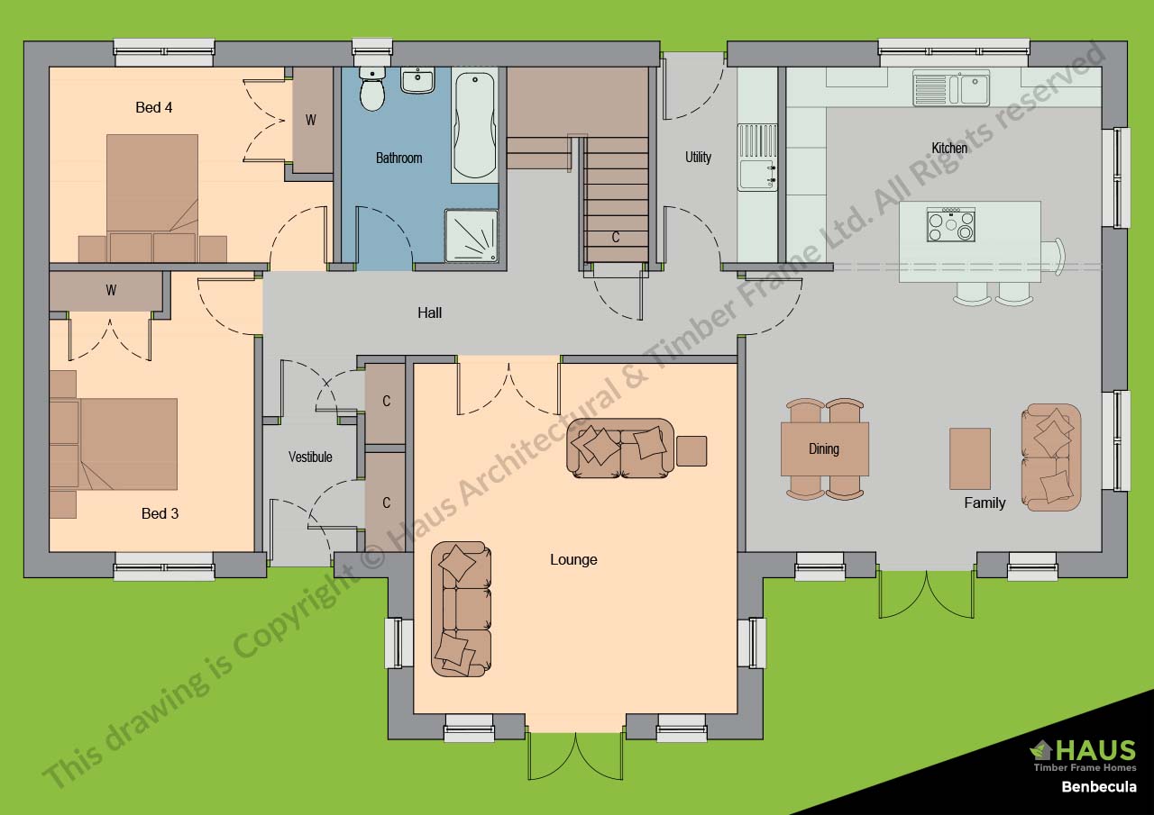 Highland Timber frame kit homes