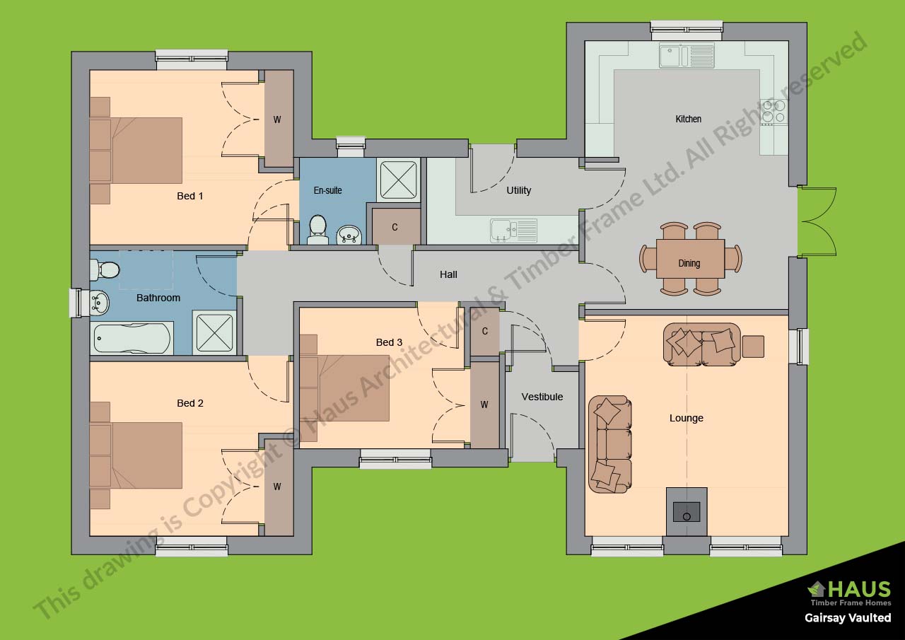 Timber frame kit houses Scotland