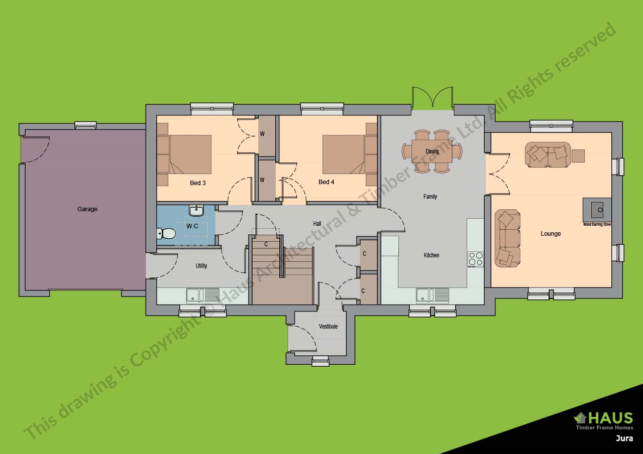 Inverness Timber frame homes