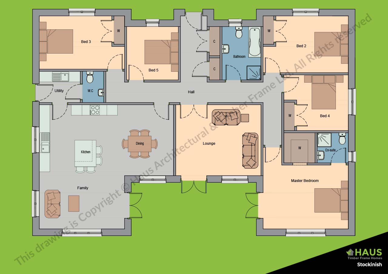 5 bed self build homes Scotland